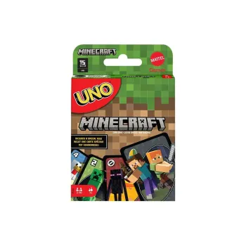 MATTEL UNO Minecraft Game Merch Card Deck Board Games