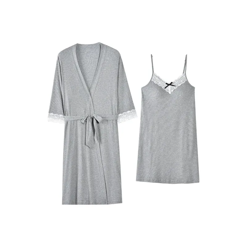 White Ran Loungewear Nightgown Women's-20