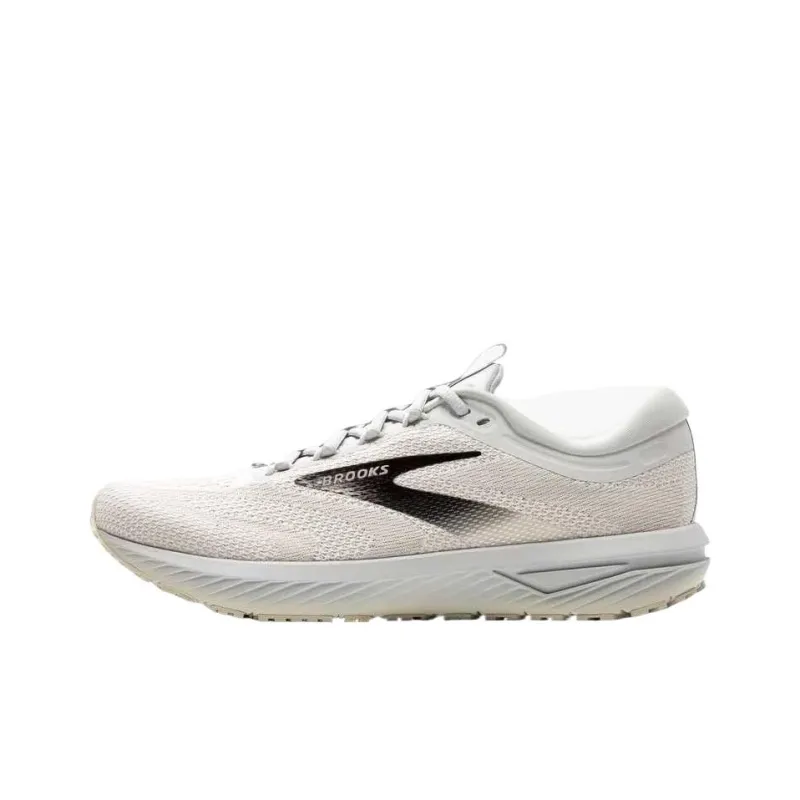Brooks Revel 7 White Pelican Black-0