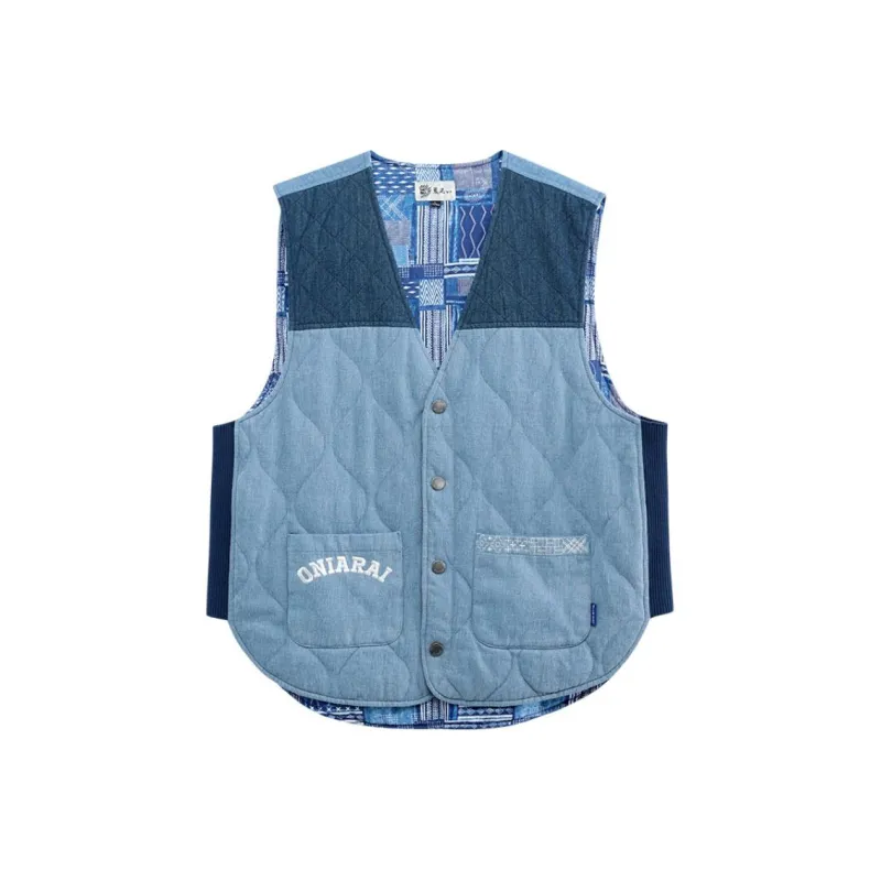 ONIARAI Vests Unisex Denim Blue-0