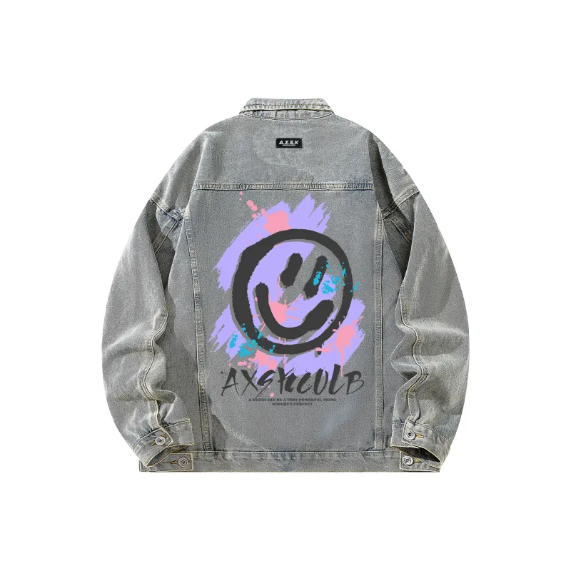 A.X.S.K Denim Jackets Unisex-9