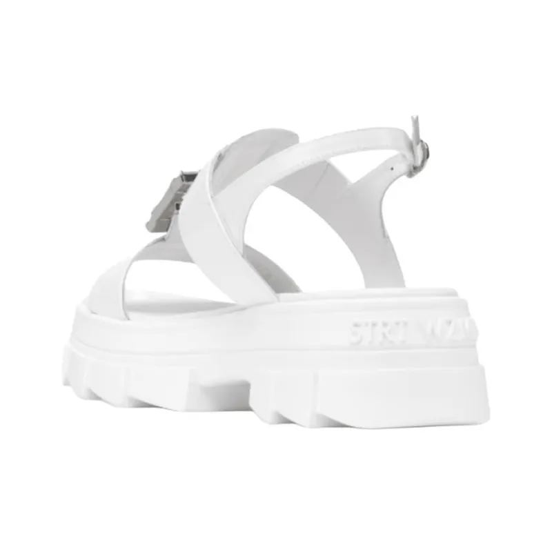 Stuart Weitzman/SW Saint Tropez Noho One Strap Sandals 6cm Women's White-2