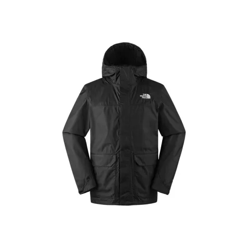 THE NORTH FACE City Outdoor Collection Hiking Water Resistant Windproof Breathable Windbreaker Jacket Men's Black