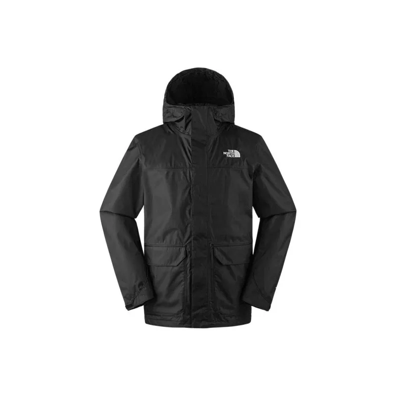 THE NORTH FACE City Outdoor Collection Hiking Water Resistant Windproof Breathable Windbreaker Jacket Men's Black-0