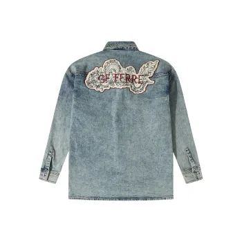 GF Ferré Denim Jacket Unisex Denim Blue