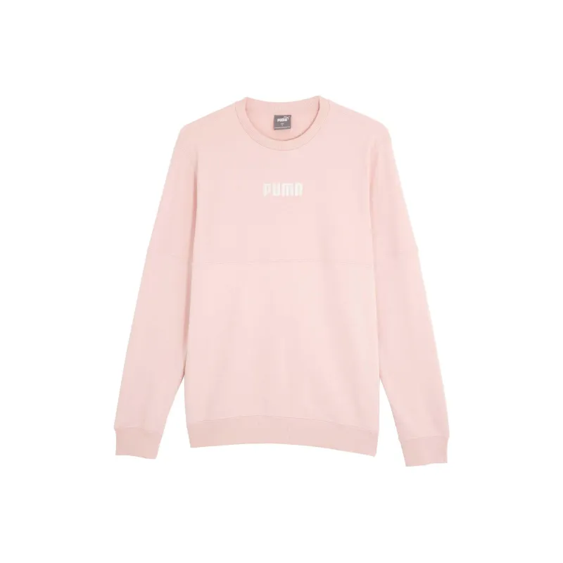 PUMA MODERN BASICSCrew TR Sweatshirt Men's Lotus Pink-0
