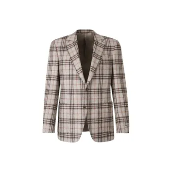 Canali Checked Wool Blazer