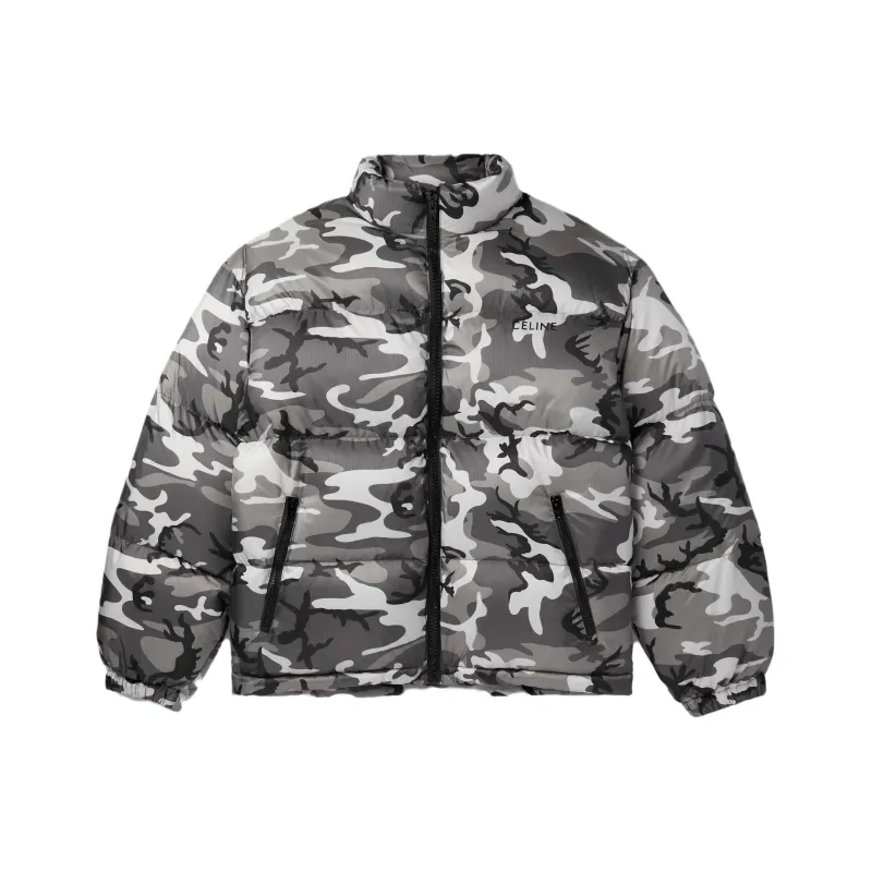 CELINE Camo Short Down Jacket-0