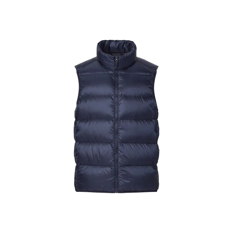 UNIQLO Vests Unisex Navy Blue-0
