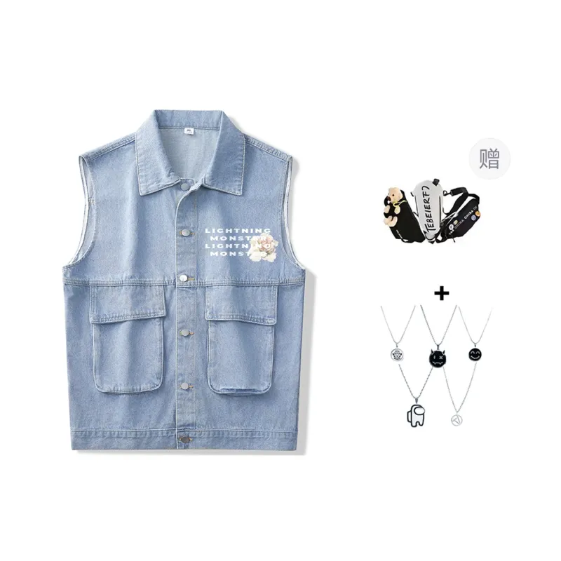 LIGHTNING MONSTER Denim Jacket Unisex-6