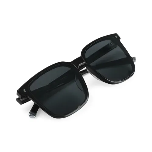 HELEN KELLER Plate Frame Rectangular Sunglasses Unisex