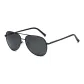 Bright Black Frame with Gray Lens C1