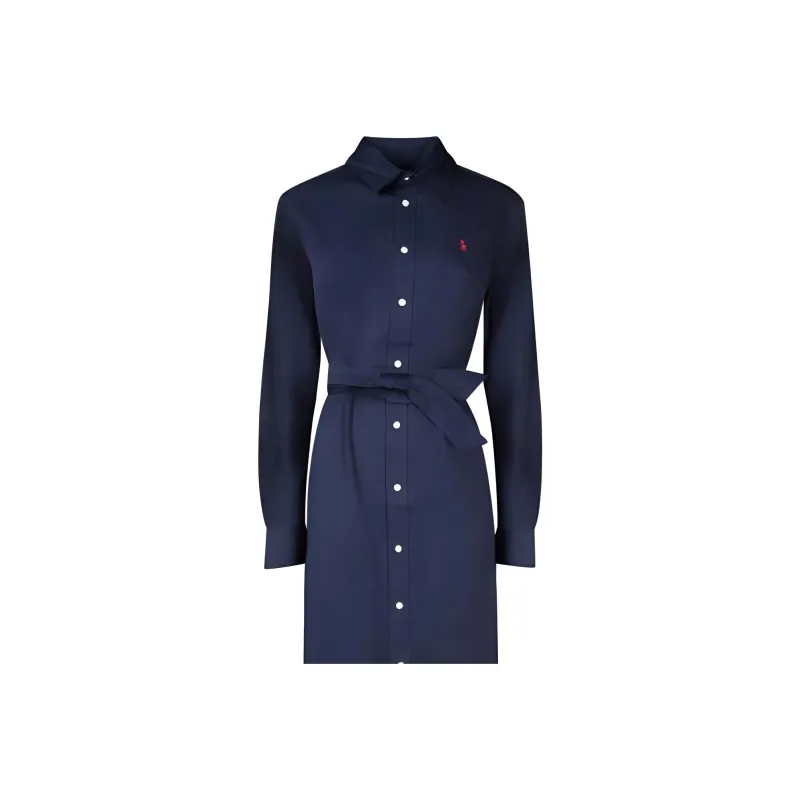 Polo Ralph Lauren Belted Midi Shirt Dress-2