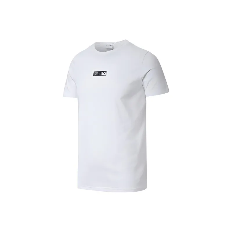 PUMA T Shirts Unisex White-0