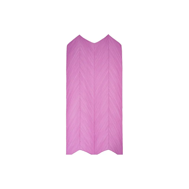PLEATS PLEASE ISSEY MIYAKE Polyester Knit Scarves Unisex Purple-0