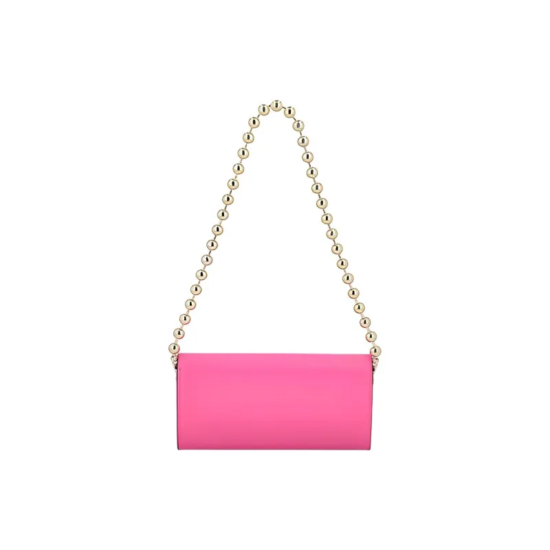 GANNI Recycled Leather Wallet Women's Pink-1