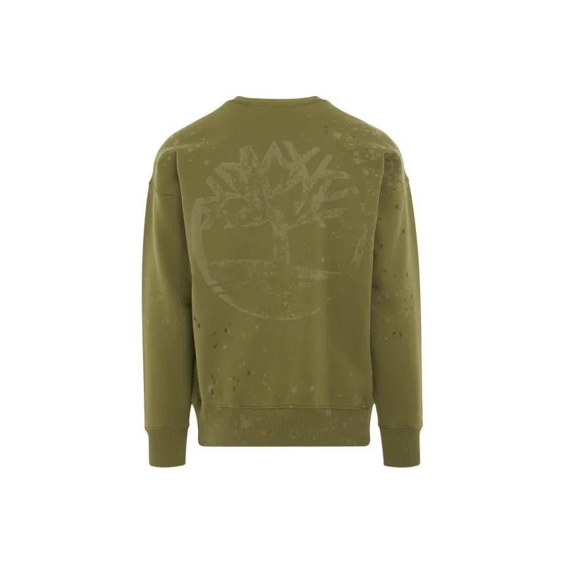 Timberland Sweatshirts Unisex Gray Green-2