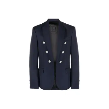 BALMAIN Button Embellished Tailored Blazer