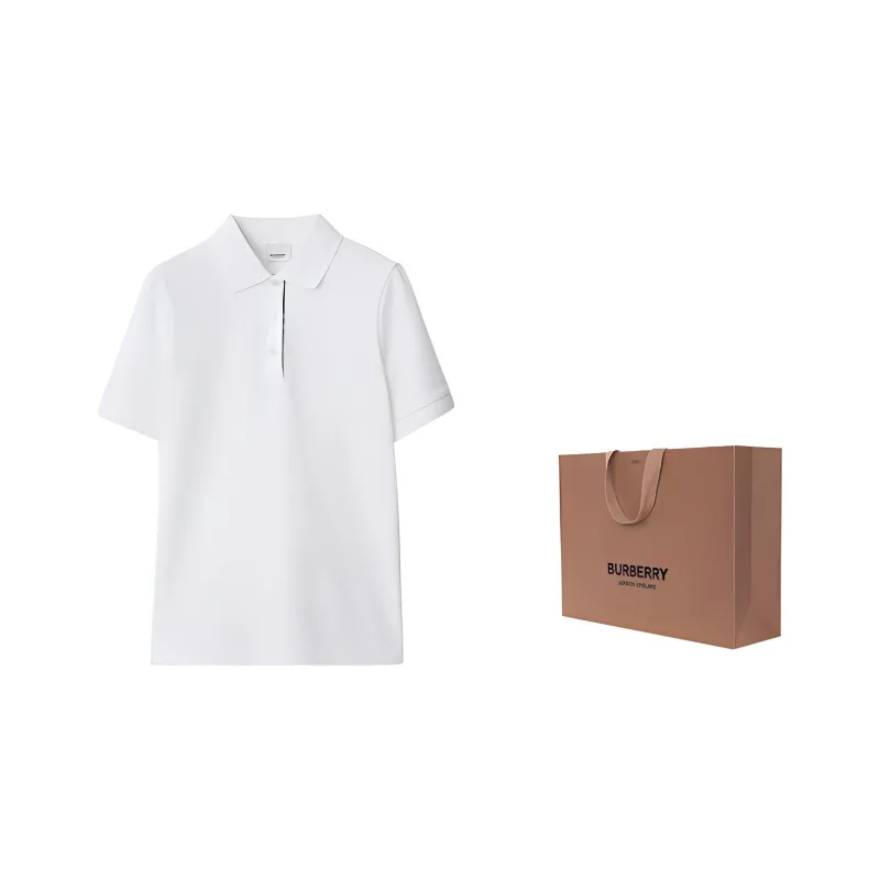 Burberry SS24 Polo Shirt Women's White-2