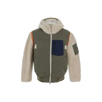 Sacai Panelled Hooded Jacket