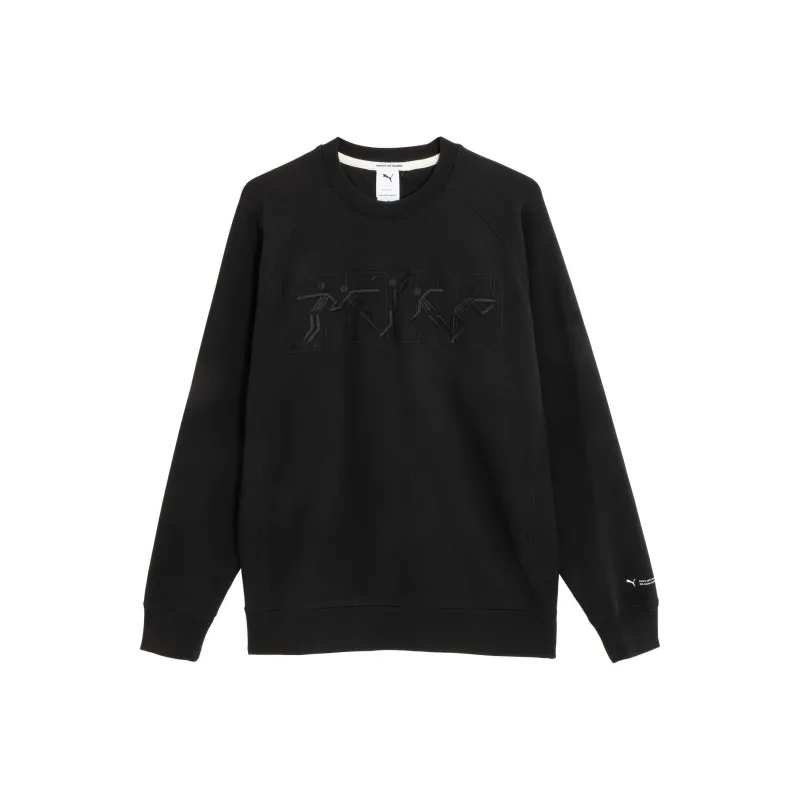 PUMA MMQ HEROES GRAPHIC CREW Sweatshirt Men's Black-0