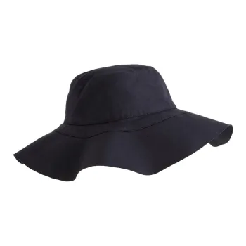 INES DE LA FRESSANGE Cotton Canvas Bucket Hats Women's Dark Blue