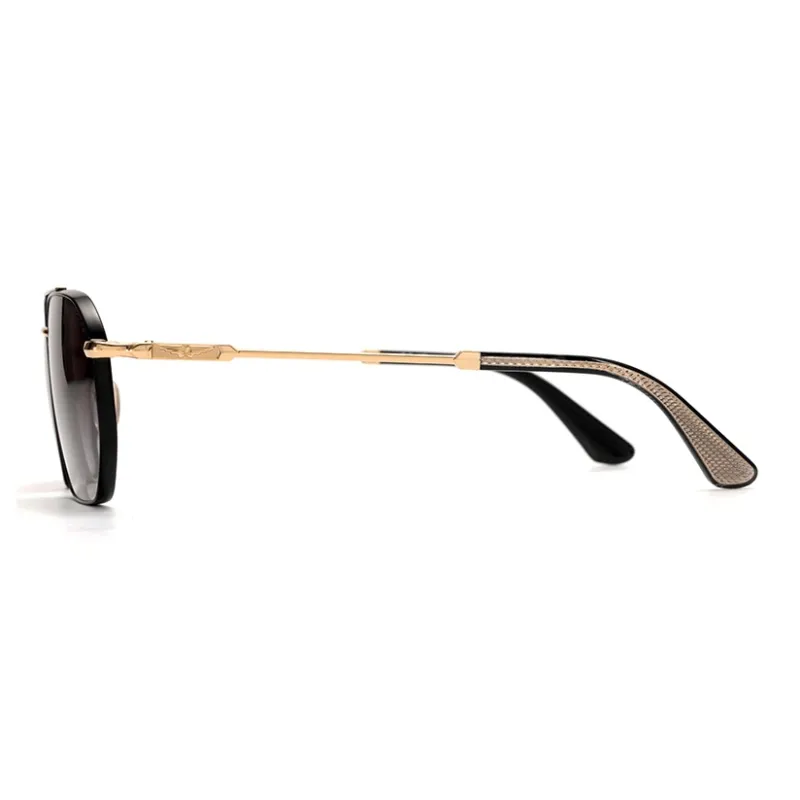 Police Titanium Round Sunglasses Unisex Gold-4
