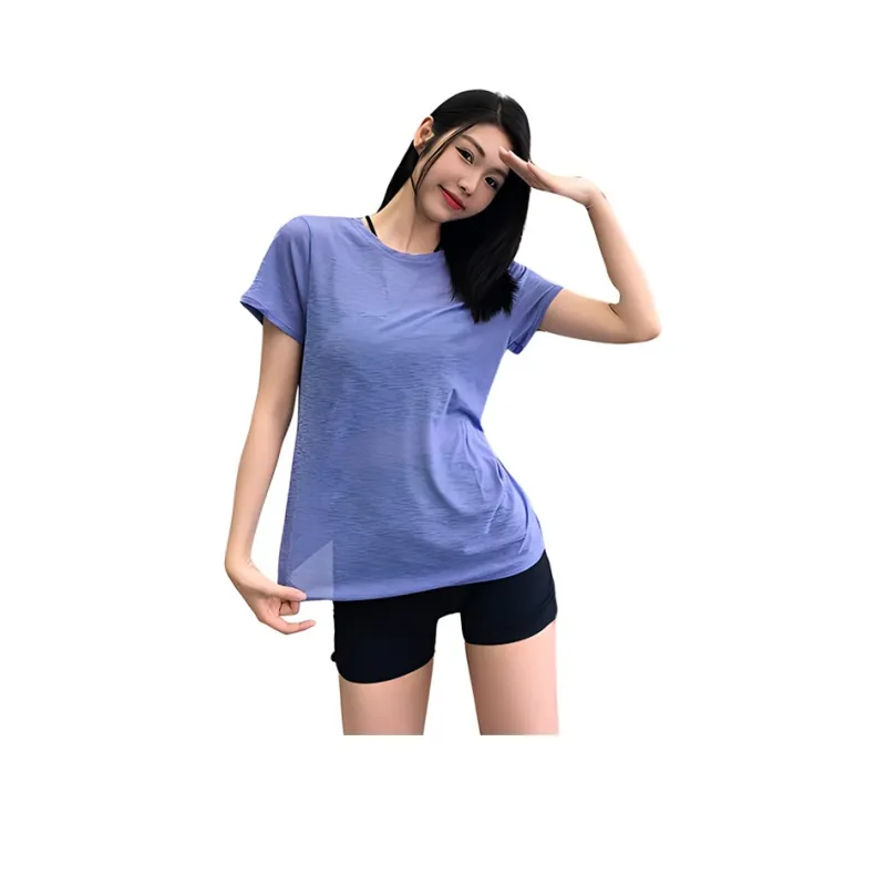 Annerun Yoga T Shirts Women's-2