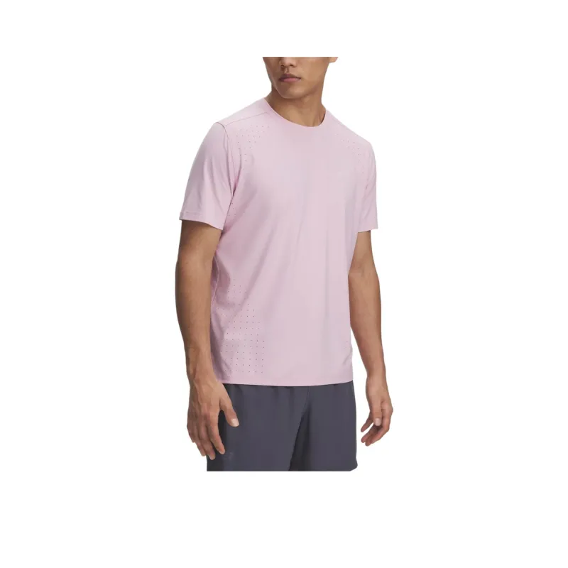 Under Armour Launch EliteIso Chill T Shirt Men's Pink-0