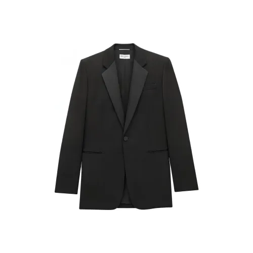 SAINT LAURENT Classic Long Sleeve Tuxedo Blazer