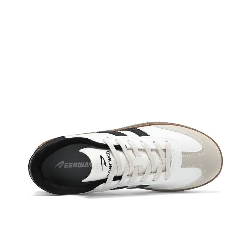 DEERWAY Couple German Army Trainers Lightweight, Breathable, And Slip Resistant Low Top Skateboard Shoes Unisex-3