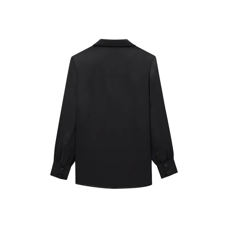 SAINT LAURENT Pajama Buttoned Long Sleeved Shirt-1