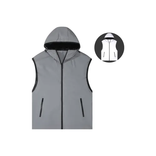 T&D JOJO Vests Unisex 3M Reflective Silver