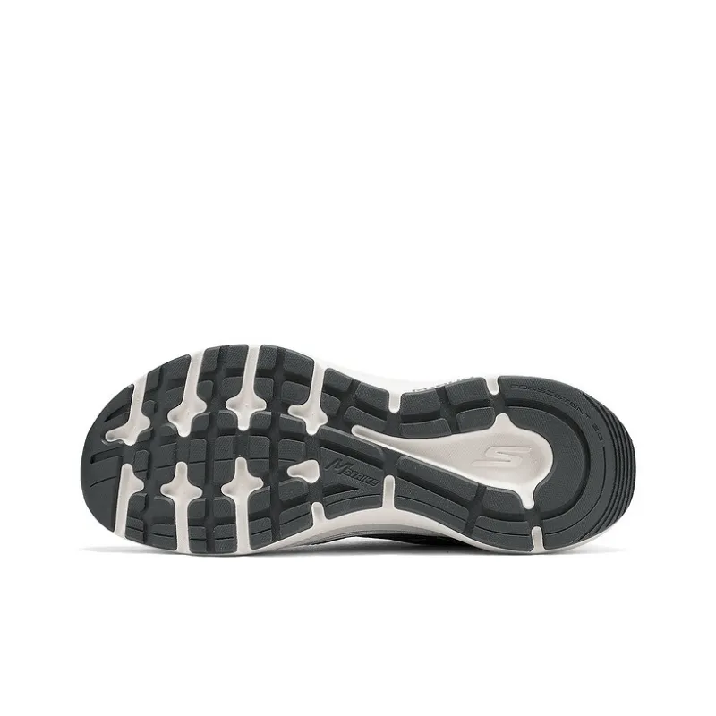 Skechers Women's GO Series Cushioning, Breathable, And Resilient Design Low Top Running Shoes Women's Silver Green-4