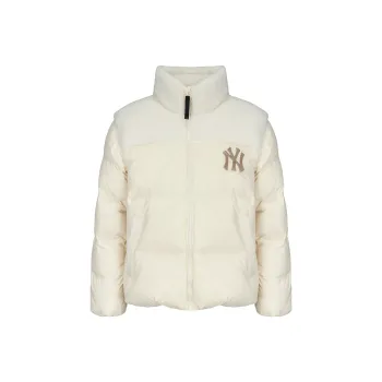 MLB New York Yankees Down Jackets Unisex Cream