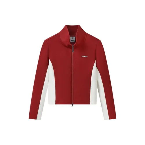K·SWISS Jackets Unisex Millet Barn Red