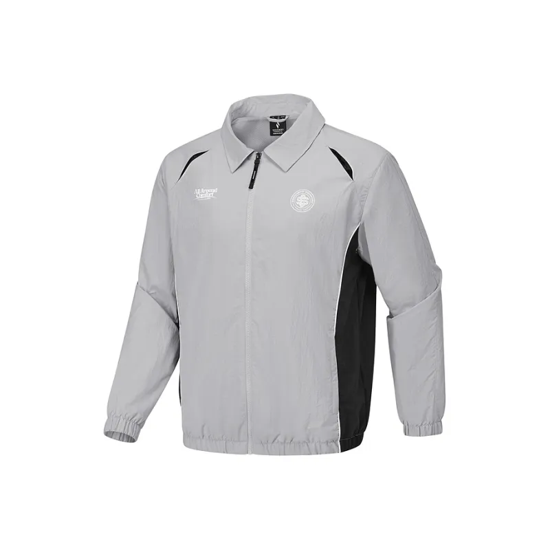 Skechers Sports Life Collection SS25 Jacket Men's Smoke Gray 00EQ-0