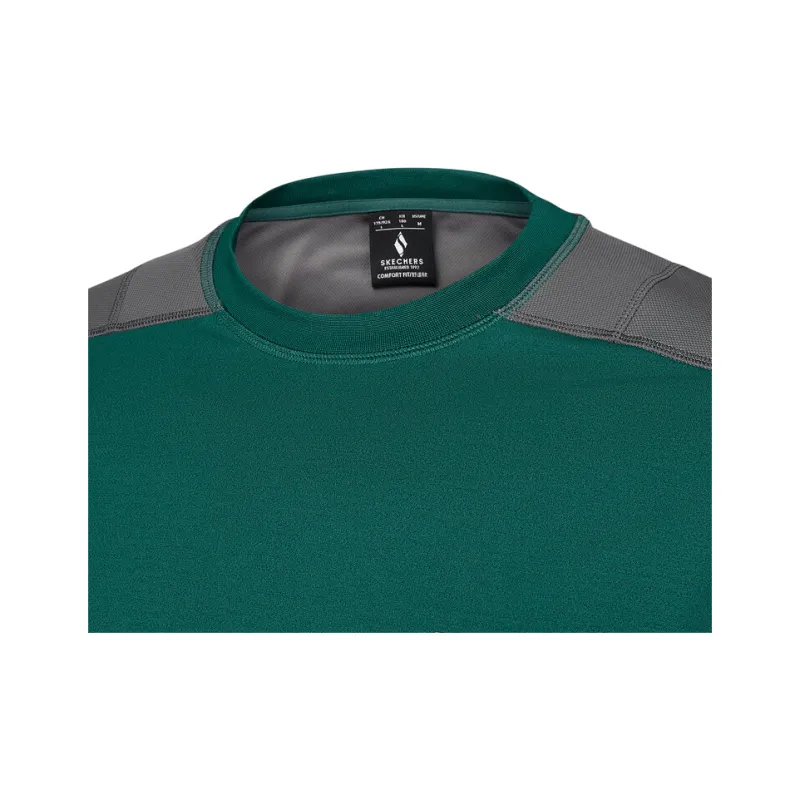 Skechers T Shirt Unisex Yellow Pine Green 02A2-2