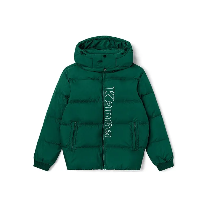 Kappa Letter Hooded Down Jacket Men's-2