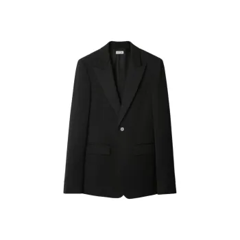 Burberry FW24 Business Suit Coat Men's Black