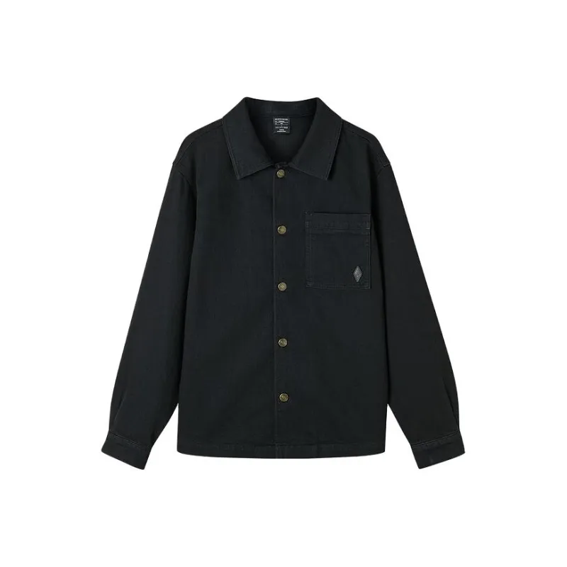 Skechers Elegant Diamond Collection Denim Jacket Unisex Carbon Black-0