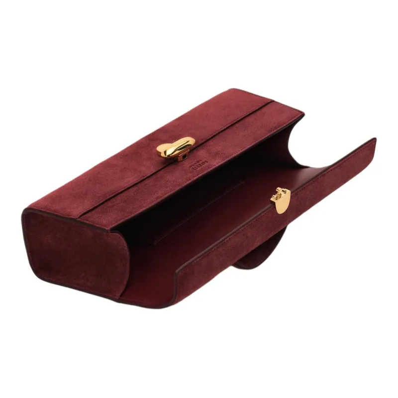 SAVETTE Calfskin Handbag Women's Burgundy-1