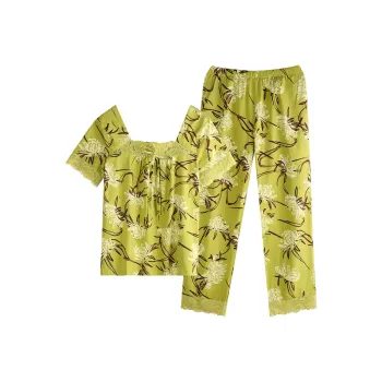Xuan Liang Pajama Set Women's Lime Green