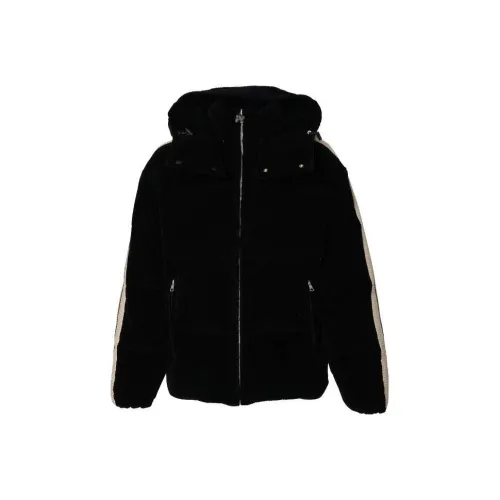 PALM ANGELS Side Stripe Detailed Corduroy Padded Jacket