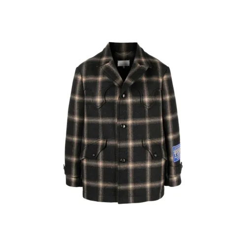 Maison Margiela X Pendleton Checked Wool Coat