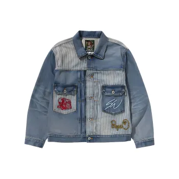 A BATHING APE X Sean Wotherspoon Embroidery Denim Jacket