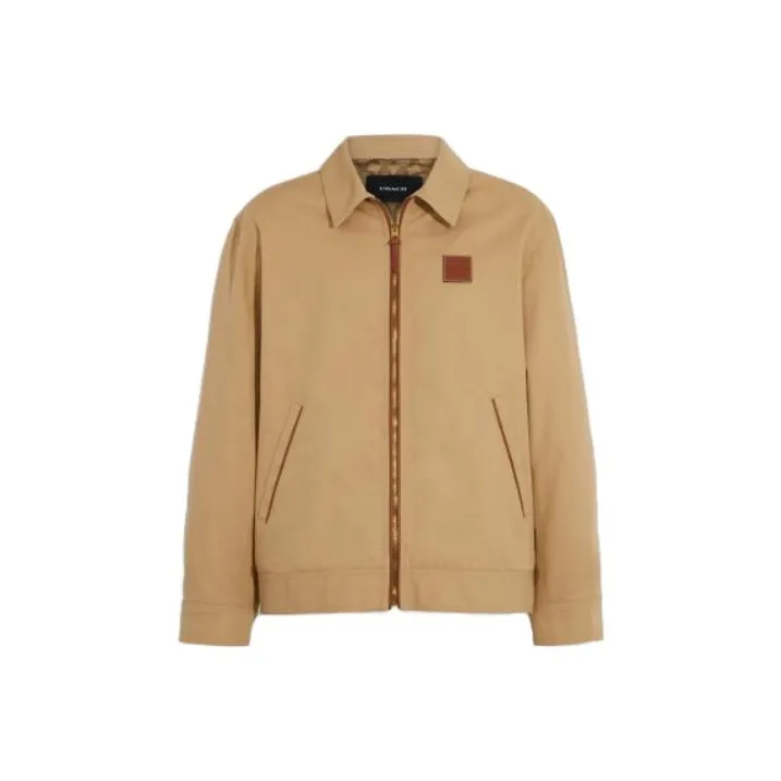 COACH Jackets Men Beige-0