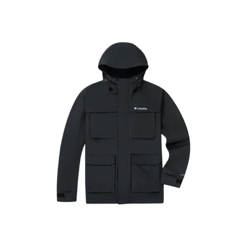 Columbia Waterproof And Windproof Windbreaker Jacket Men's Black