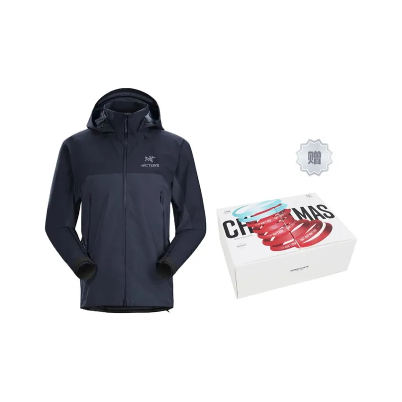 Arcteryx BETA Waterproof, Windproof, Breathable, Water Repellent Windbreaker Jacket Men's Gift Box Set-2