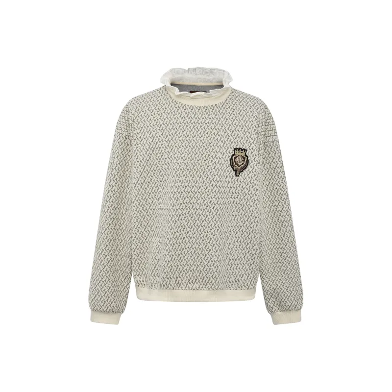 BIRTH OF ROYAL CHILD Sweatshirt Unisex Ecru-0